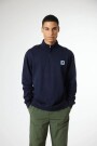 ICONIC HALF ZIP CREW Azul