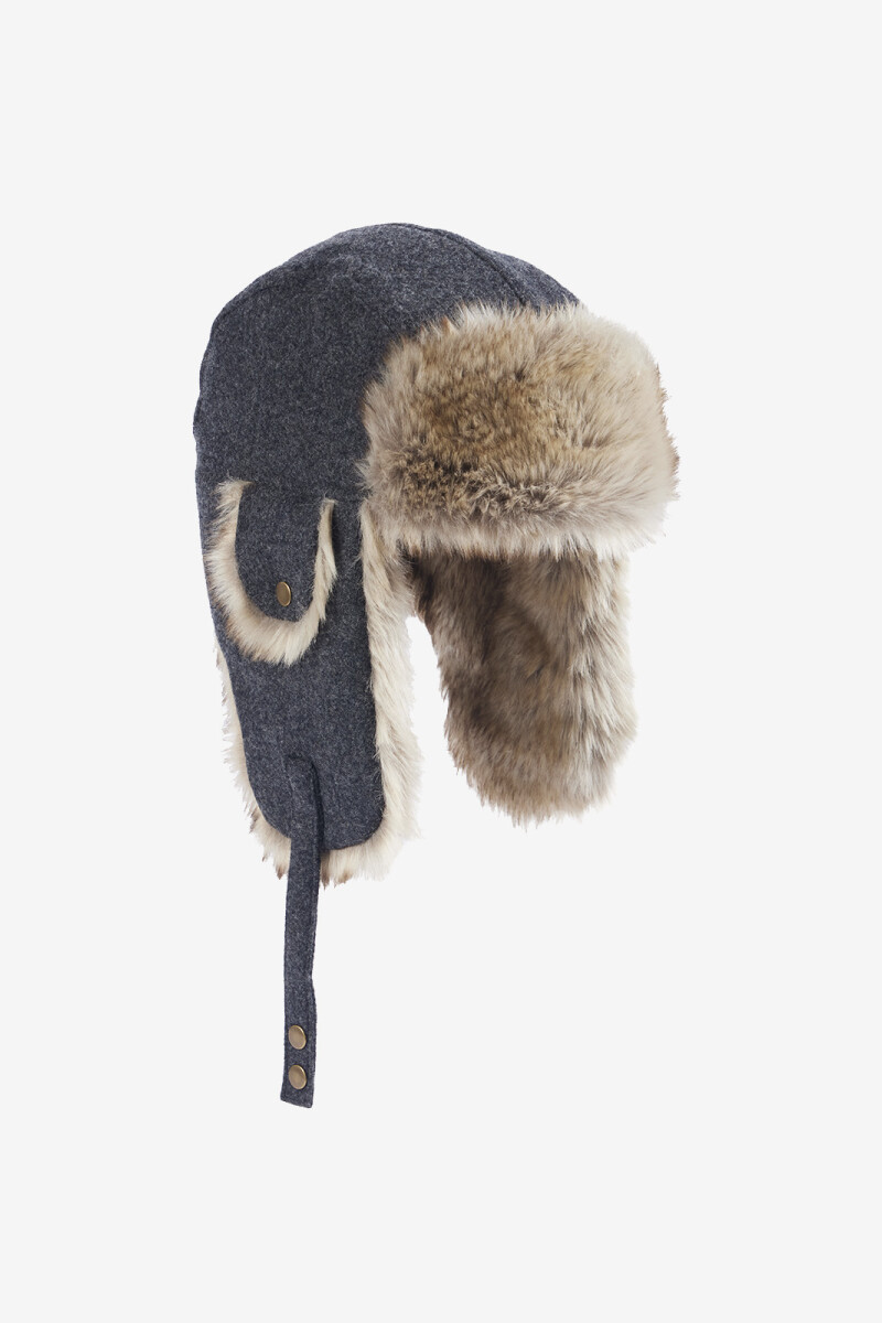 GORRO TRAPPER Grafito