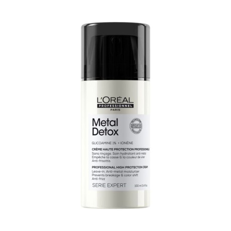 Crema L'Oréal Professionnel Metal Detox Leave In 100ml Para Cabello Protección Crema L'Oréal Professionnel Metal Detox Leave In 100ml Para Cabello Protección