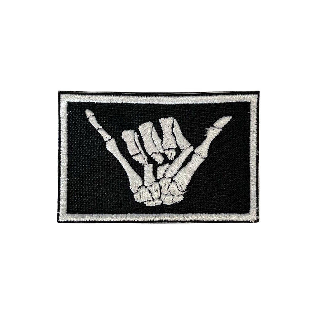 Parche bordado Shaka Hand - Negro 