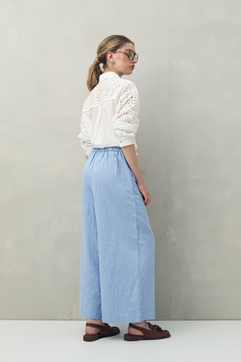 PANTALÓN ALESSIO Azul Melange