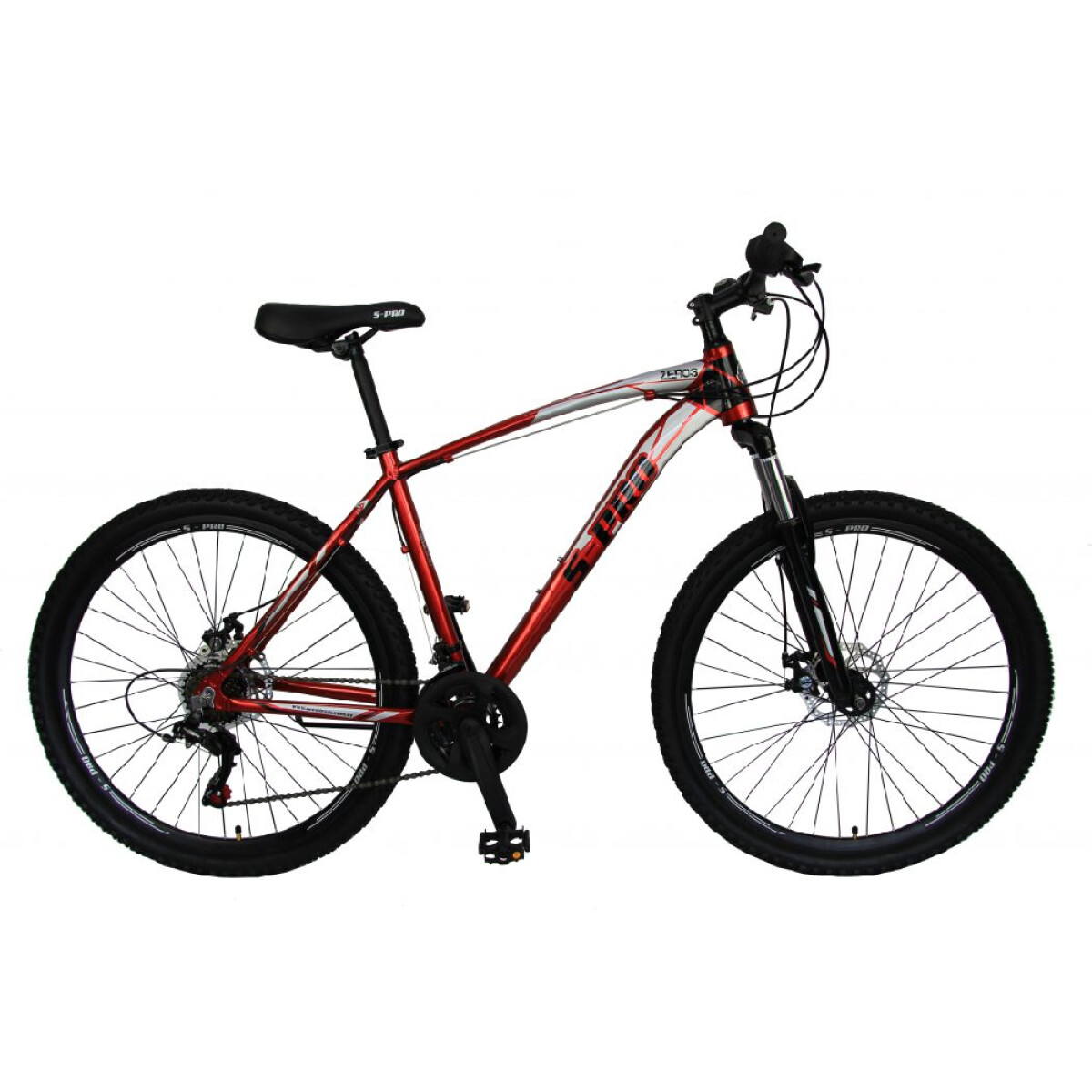 Bicicleta S-PRO ZERO3 Man - Rojo y Gris 