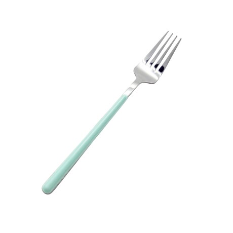 Cubierto celeste tenedor