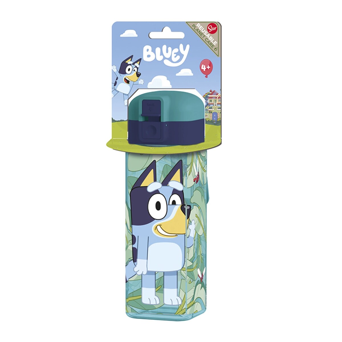 Botella infantil Bluey Safety Lock de 550 ml 