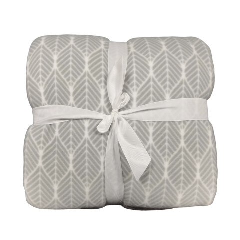 Frazada Corderito 1 Plaza Home Class 150 x 240 cm ARABESCO GRIS
