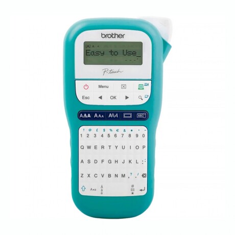 ROTULADORA BROTHER PT-H110 Rotuladora Portátil BROTHER PT-H110 Teclado Qwerty - Celeste