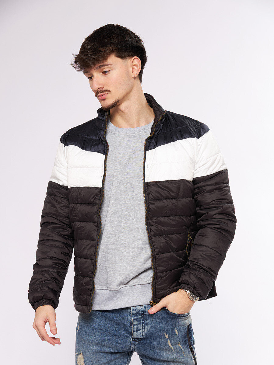 CAMPERA RICH - Negro/azul 