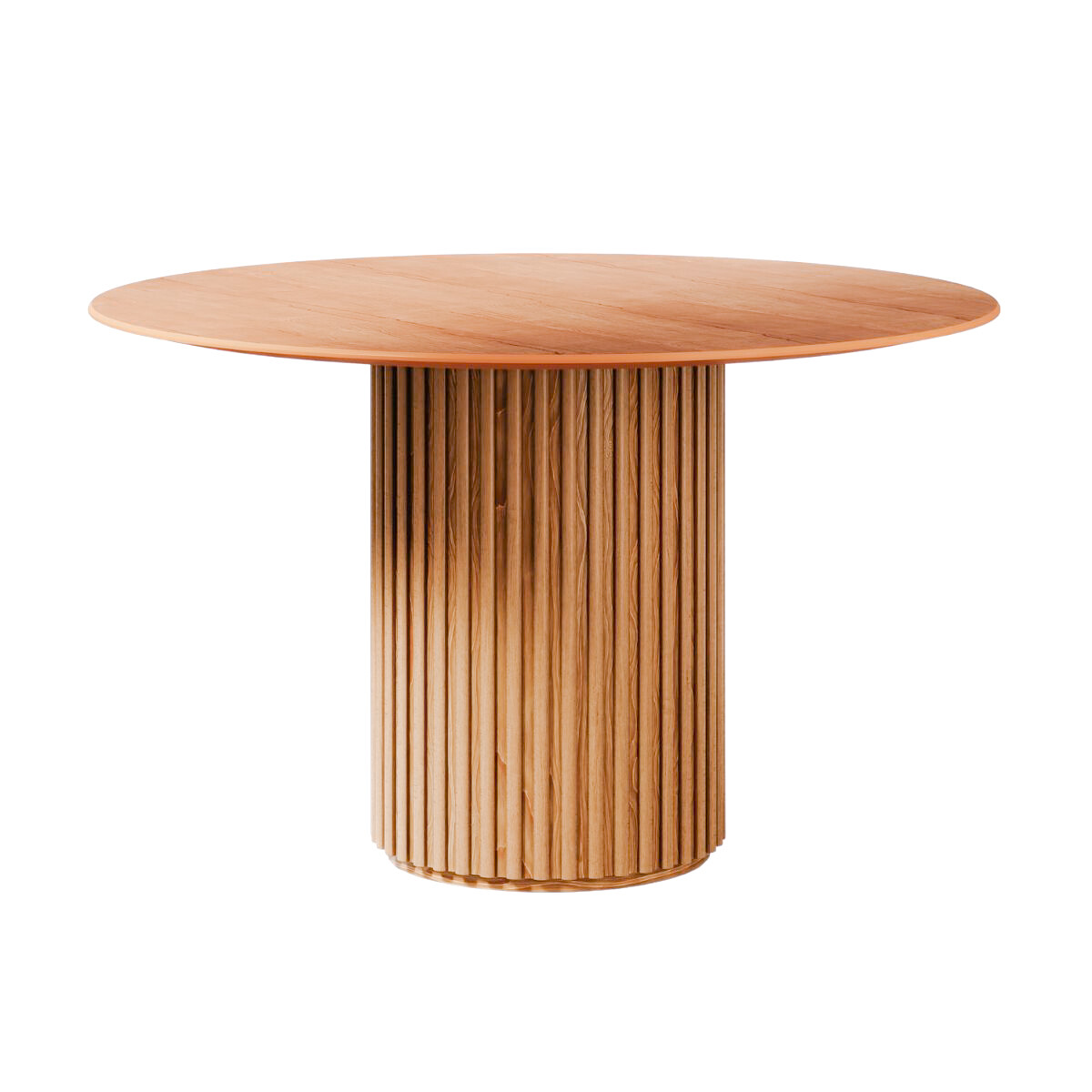 Mesa de Comedor Living - Redonda - 120 - Canela 