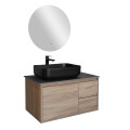 CONJUNTO DE BAÑO HABITARE MODELO SY1065-80 / MUEBLE + BACHA + ESPEJO C/ LUZ LED Conjunto De Baño Habitare Modelo Sy1065-80 / Mueble + Bacha + Espejo C/ Luz Led