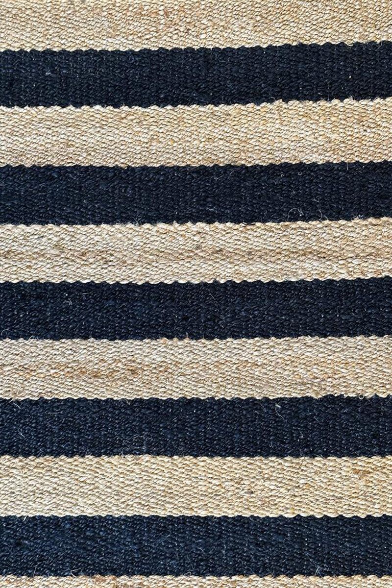 Agra - ALFOMBRA AGRA JUTE 250X350 NATURAL BLACK 