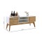 Rack de tv Linea Metro Blanco/Miel