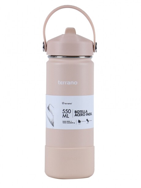 Botella Térmica con Pico 550mL. Rosa