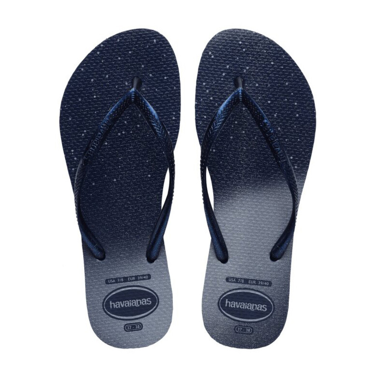 Sandalias de Mujer Havaianas Slim Gloss Havaianas - Azul Marino - Azul Marino 