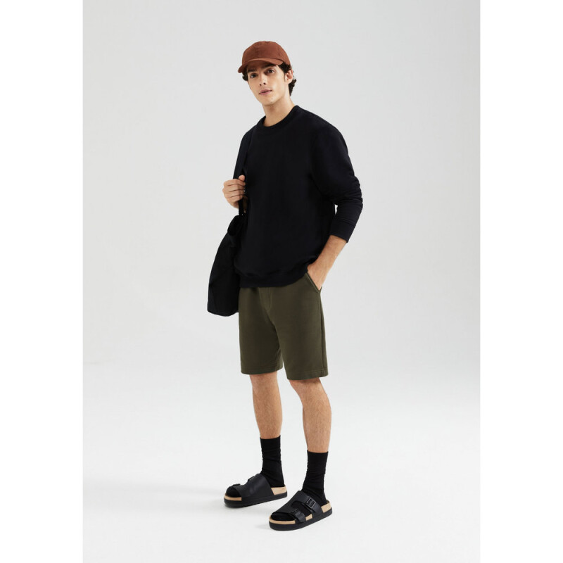 BERMUDA MASC CINZA ESCURO