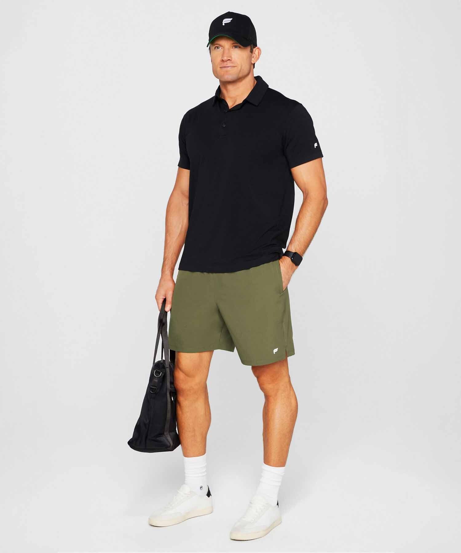 Polo Manga Corta The 24-7 Hombre Black