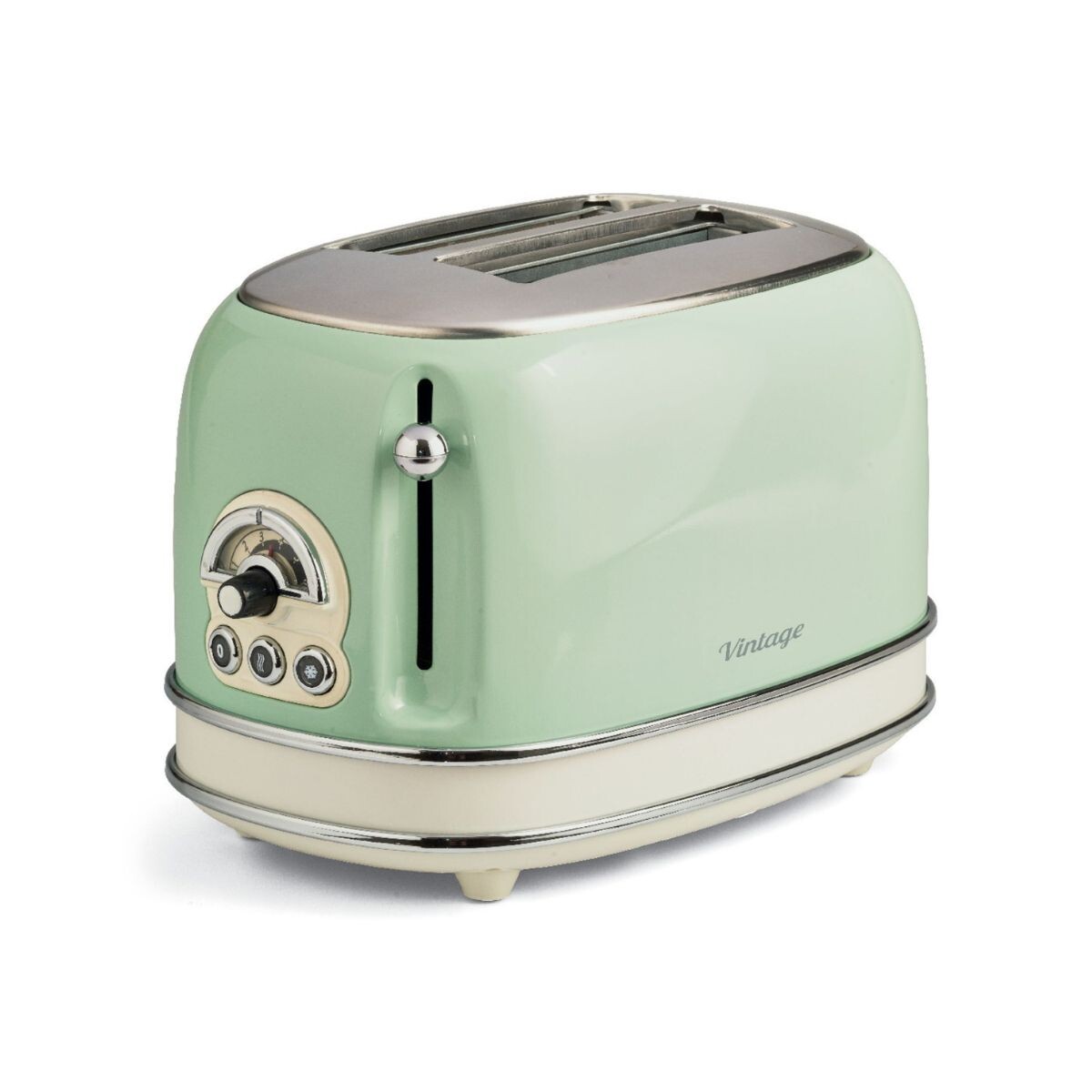 Tostadora 2 ranuras Vintage Verde Ariete 