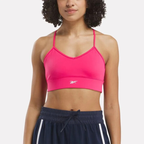 Id Train Tri-Back Bra Fuchsia