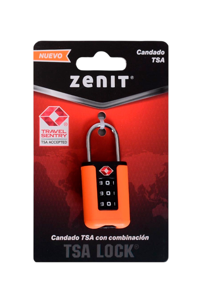 CANDADO TSA NARANJA CANDADO TSA NARANJA