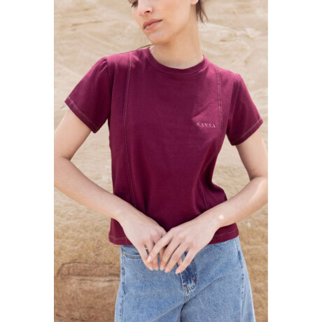 Tshirt Short Sea Bordeaux