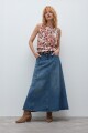 Blusa estampa floral boho lacre