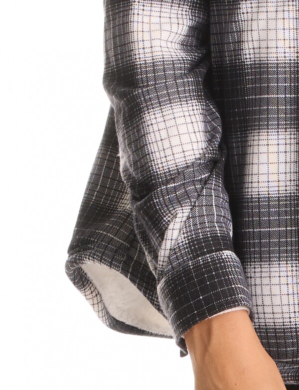 Sobrecamisa Soft Cuadros NEGRO/BLANCO