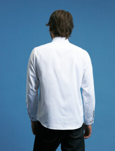 012487 CAMISA HARRINGTON LABEL Blanco