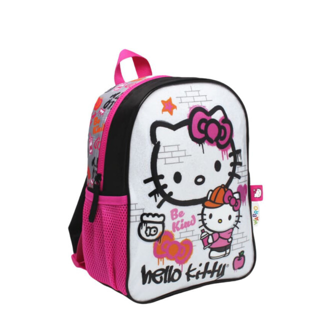 Mochila Hello Kitty 12" Be Kind Fucsia - Blanco