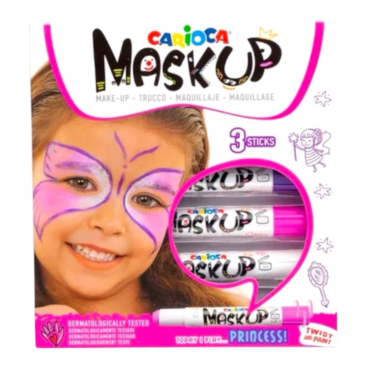 Pintura de Cara en Barra Carioca Mask Up - Pincess 