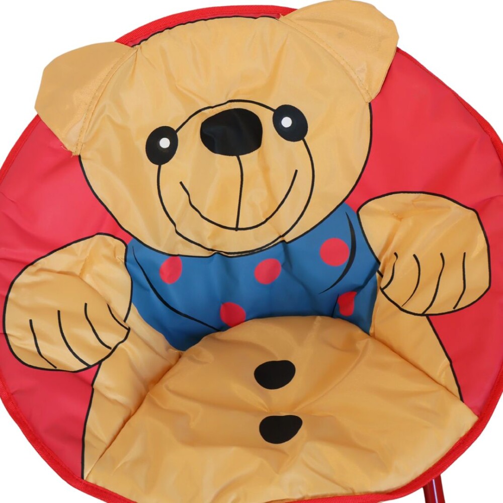 Silla Honguito Infantil Plegable de Metal Peluche