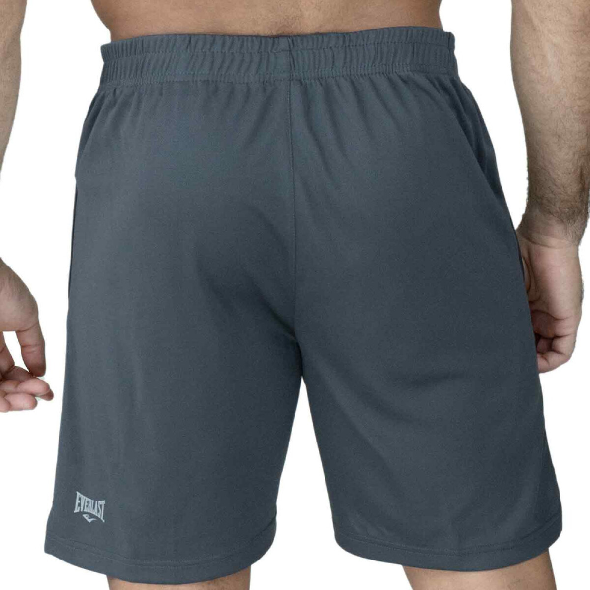 SHORT MEN POLY EVERLAST BIG LOGO II 7" CH S - CHARCOAL 