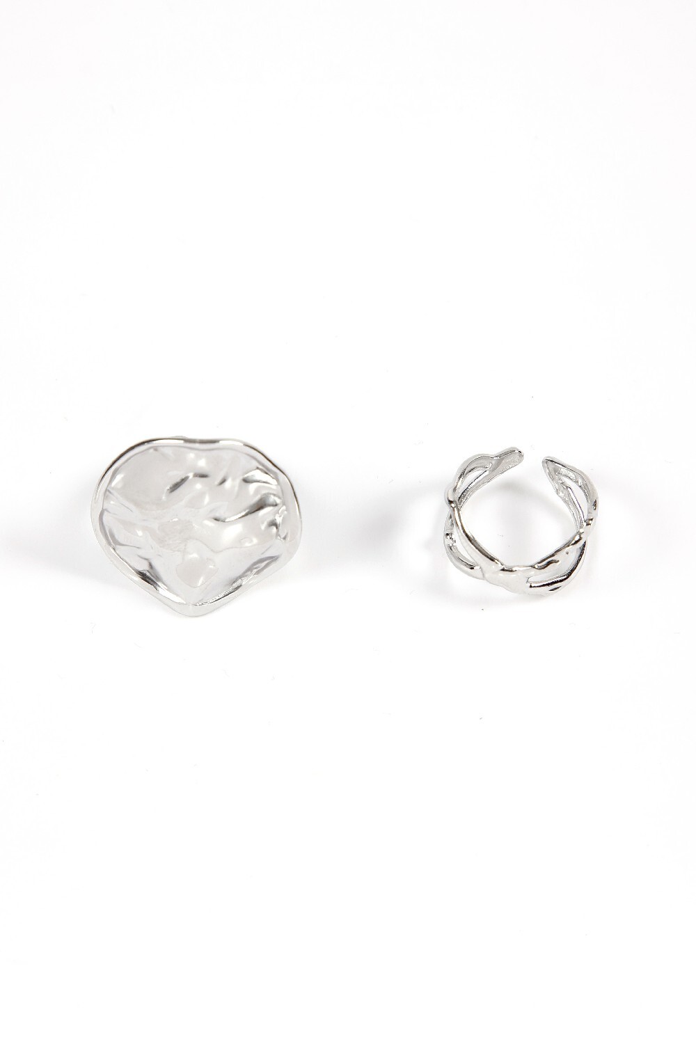Anillo Ako, Set X2 Plateado