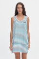 Muscu Playera Stripes Pink