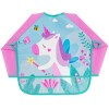 Babero con manga BUBA unicornio rosa