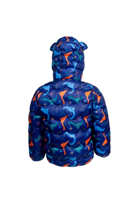 Campera estampada Azul marino