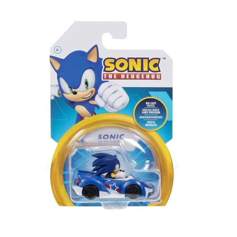 Sonic – Autos Metálicos 1:64 Coleccionables Wave 3 SONIC 1:64 DIE-CAST VEHICLES ASST. - WAVE 3