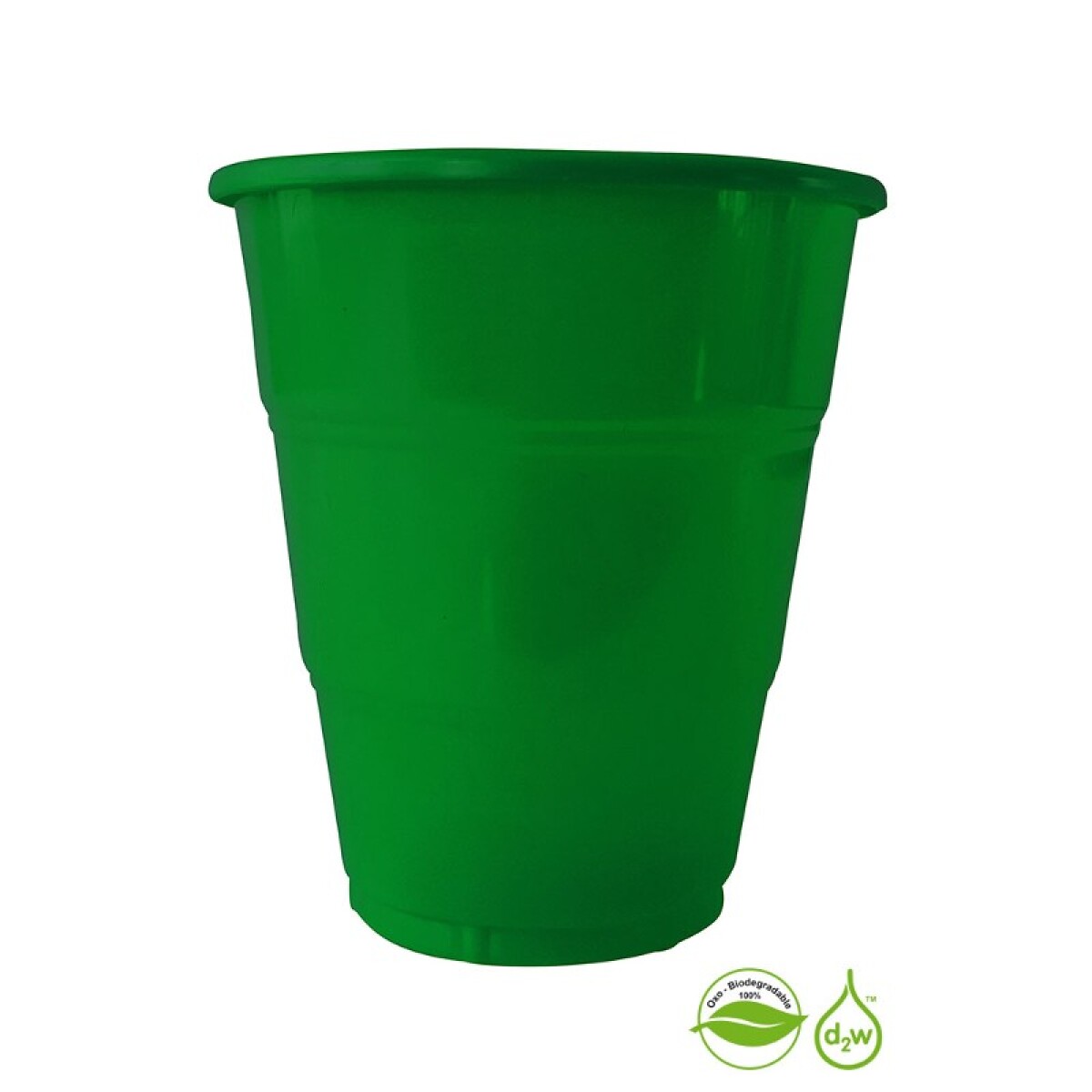 Vaso Biodegradable 210ml x10 - Verde 