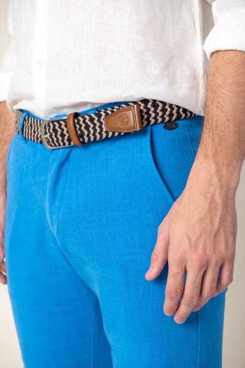 Bermuda de lino Blue