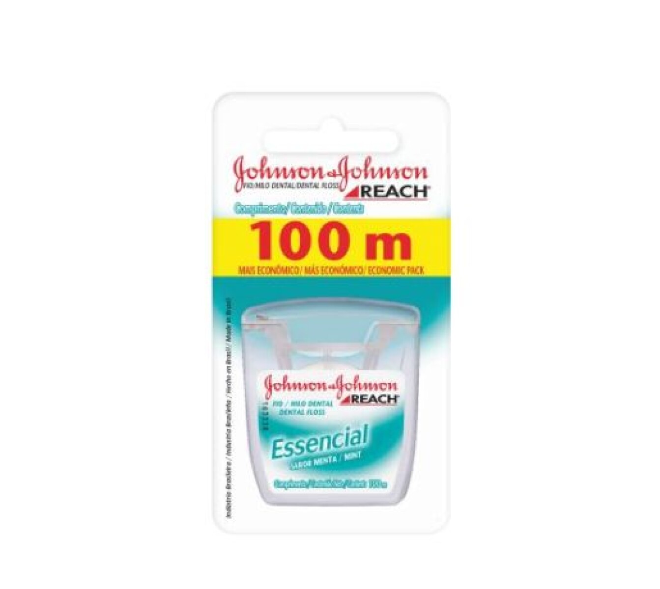 Johnson & Johnson Hilo Dental Esencial Sabor Menta 100 mts | Higiene Bucal