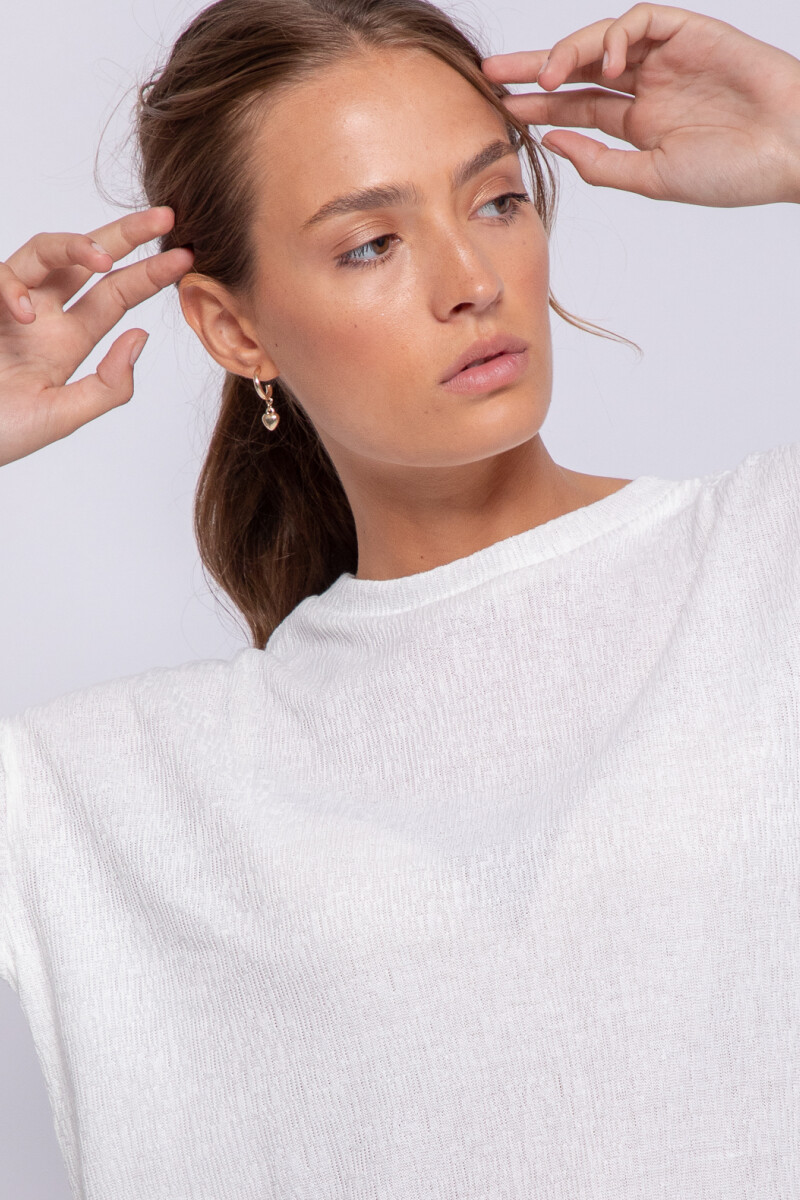 REMERA BLANCA Crudo