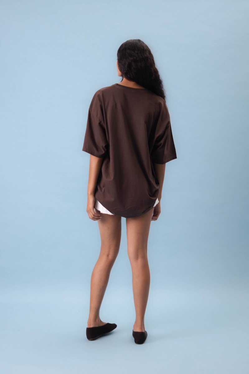 Remera Chill Peel Marrón