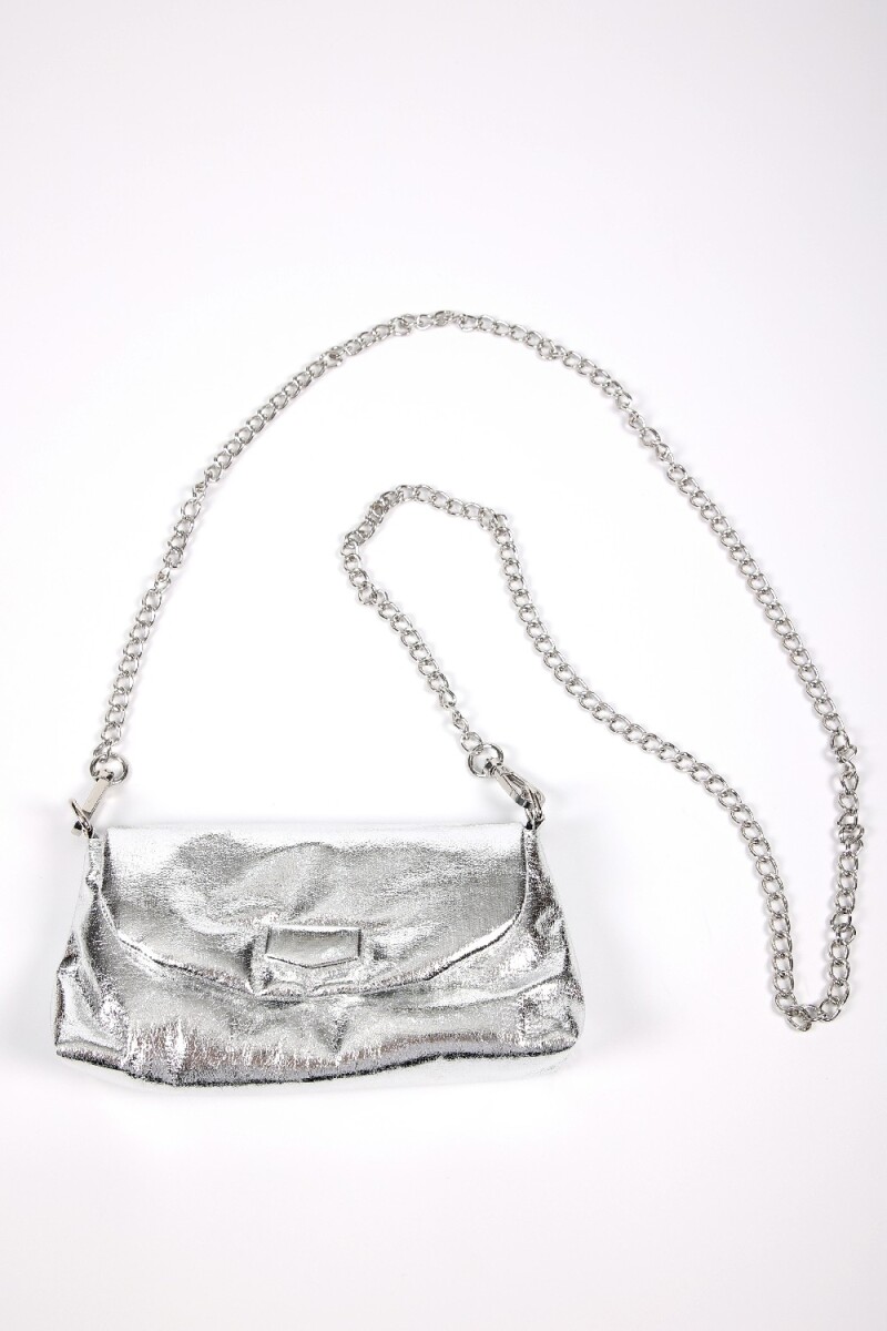 Cartera Charles - Plateado 