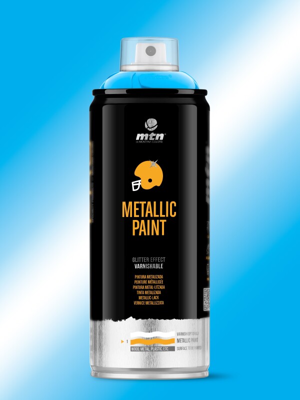 AEROSOL MTN PRO METALIZADO AZUL 400ML N/A