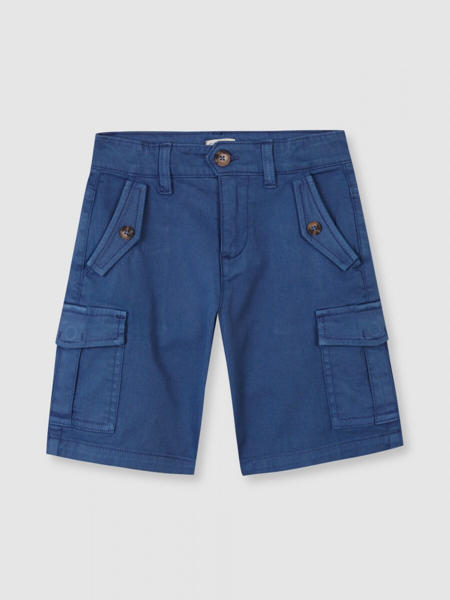 Pantalon Corto Cargo Piedra