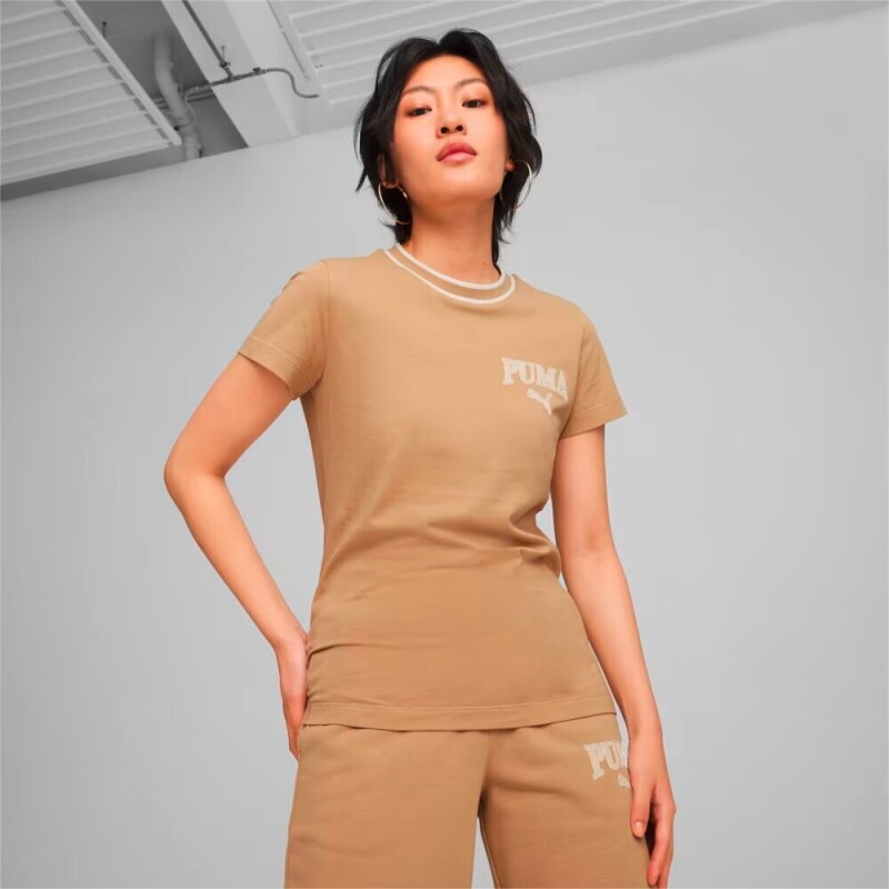 W PUMA SQUAD TEE Crema