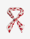 Vinchas Textiles Estampados Vincha Textil Plisada Corazones - Estampado Geometrico