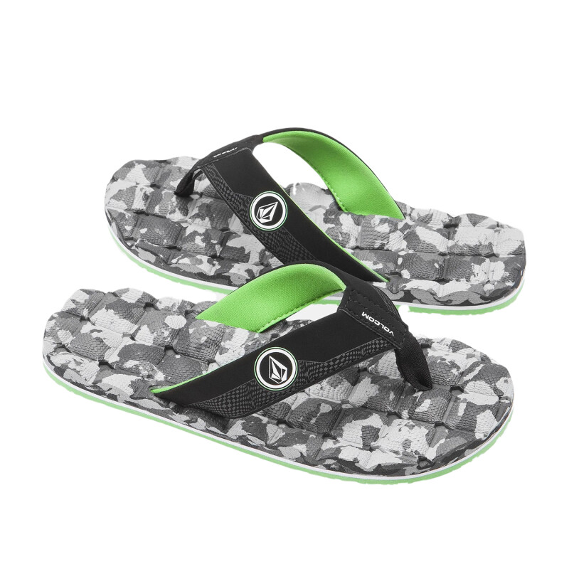 Ojotas Volcom de Niño ABG RECLINER 2 BIG YOUTH - Gris Ojotas Volcom de Niño ABG RECLINER 2 BIG YOUTH - Gris