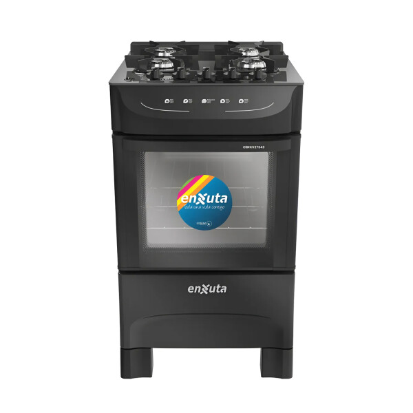 Cocina Enxuta Totalmente Supergas Mesada Vidrio Negro COCINA PUNKTAL COMBINADA TURCA PK-1940TK