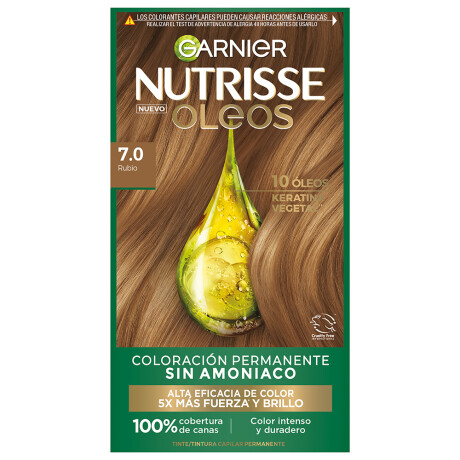 Tinta Garnier Nutrisse Óleo Nº7 Rubio | Luminosidad y Nutrición con Fórmula sin Amoníaco Tinta Garnier Nutrisse Óleo Nº7 Rubio | Luminosidad y Nutrición con Fórmula sin Amoníaco