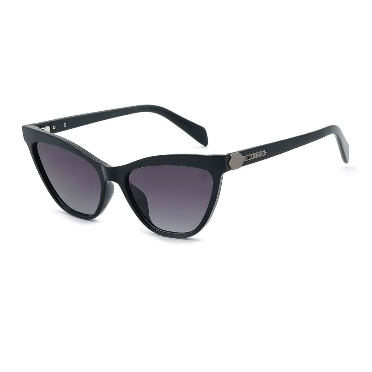 Lentes de Sol Cat Eye polarizadas - Negro 