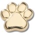 Jibbitz Gold Dog Paw Multicolor